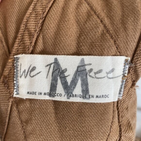 Free People Ziggy Overalls in Pioneertown Tan Size M - Picture 8 of 10
